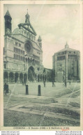 I614 Cartolina Cremona Citta'   Il Duomo Il Battistero 1928 - Cremona