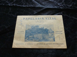 VP-279 , PORTUGAL , Papelaria Vital, Leiria, Circa 1960 - Publicités