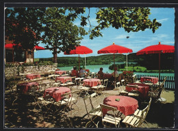 AK Schongau /Landsberg, Cafe-Restaurant Lechblick, Terrasse Mit Wasserblick  - Landsberg