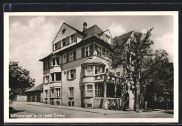 AK Schwenningen / Neckar, Blick Auf Das Hotel Central  - Other & Unclassified