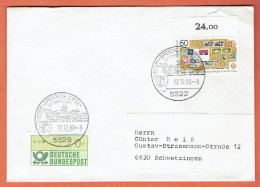 37P - Speicher-Eifel - Prum - 12-12-1988 Vers Schwetzingen - Prüm