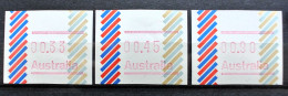 AUSTRALIEN 1985 " AUTOMATMARKEN " Michelnr  ATM 2S3 Tastensatz Ohne Postleitzahl  Sehr Schon Posrfrisch € ???? - Machine Labels [ATM]