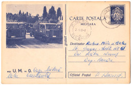 ROMANIA ~ 1960 : CARTE POSTALA MILITARA GRATUITA / CARTE POSTALE MILITAIRE / STATIONERY MILITARY POSTCARD (an925) - Ganzsachen