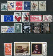 DENMARK 1989 Complete Commemorative Issues Used.  Michel 943-62 - Usati