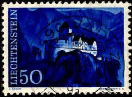 Liechtenstein Poste Obl Yv: 346 Mi:164U Château De Vaduz (TB Cachet Rond) - Used Stamps