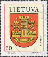 Lituanie Poste Obl Yv: 458  Klaipeda Armoiries (Beau Cachet Rond) - Lituanie