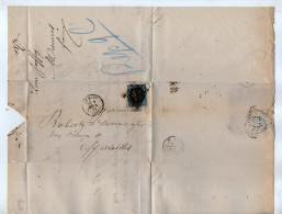 TB 4830 - 1872 - LAC - Lettre De M. Léon JUFFEY à LA FERTE BERNARD / MP LE MANS / Pour M. ROBERTY à MARSEILLE - 1849-1876: Klassik