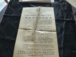 VP-285 , PORTUGAL, Programme, Programa , Concurso Internacional De Pesca, Leiria, 1962 - Programs