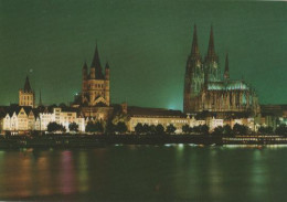 17898 - Köln - Dom Und Rhein Bei Nacht - Ca. 1985 - Koeln