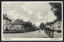AK Westerstede, Blick In Die Bahnhofstrasse  - Westerstede
