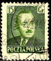 Pologne Poste Obl Yv: 591/592 Président Bołesław Bierut (TB Cachet Rond) - Oblitérés