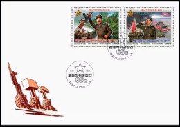 North Korean 2024 Workers And Peasants FDC - Korea, North