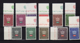Liechtenstein - (1968-69) - Timbres De Service - Couronne -  Neufs** - MNH - Official