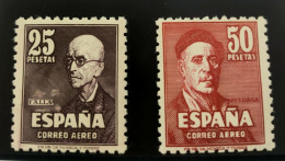 ESPAÑA. EDIFIL 1015/16 **  FALLA Y ZULOAGA. VALOR DE CATÁLOGO 300 € - Ungebraucht