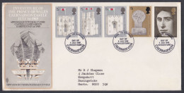 GB Great Britain 1969 Private FDC Investiture Of The Prince Of Wales, Charles, Royal, Royalty, Castle, First Day Cover - Covers & Documents