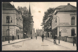 AK Oldenburg / Oldenburg, Antiquariat Und Textil-Grosshandel In Der Langestrasse  - Oldenburg