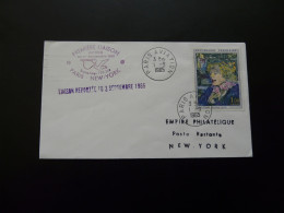 Lettre Premier Vol First Flight Cover Paris New York Boeing Cargo 707 Air France 1965 - Premiers Vols