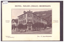 MEIRINGEN - HOTEL ADLER - TB - Meiringen