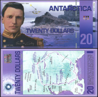 Antarctica 20 Dollars. 30.08.2008 Polymer Unc. Banknote Cat# P.NL - Other & Unclassified
