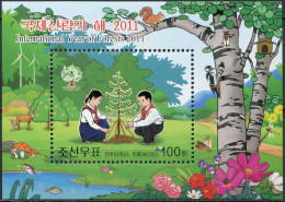 Korea 2011. International Year Of The Woods (MNH OG) Souvenir Sheet - Korea, North