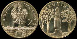 Poland. 2 Zloty. 2008 (Coin KM#Y.631. Unc) Historical City Konin - Pologne