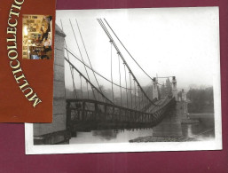 020624A - PHOTO SYLVESTRE 69 LYON - Pont Suspendu Détruit - Other & Unclassified