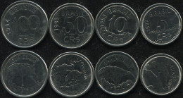 Brazil Coins Set #5. 1993-1994 (4 Coins. AUnc-Unc) - Brazil