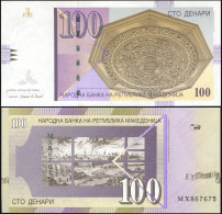 Macedonia 100 Denari. 2009 Unc. Banknote Cat# P.16j - Macédoine Du Nord