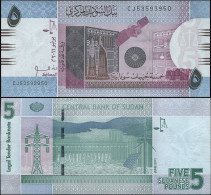 Sudan 5 Sudanese Pounds. 2011 Unc. Banknote Cat# P.72a - Sudan