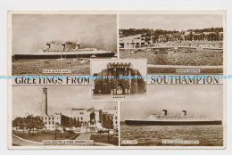 C008879 Greetings From Southampton. L. P. 11 262. Lansdowne Publishing. RP. 1955 - World