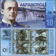 Antarctica 10 Dollars. 14.12.2011 Polymer Unc. Banknote Cat# P.NL - Autres & Non Classés
