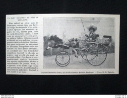 Il Giovane Demetrio Giusti, Rapito Al Bois De Boulogne Stampa Del 1902 - Other & Unclassified