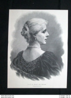 Maria Enrichetta D'Asburgo-Lorena,Regina Del Belgio,morta Il 19 Settembre 1902 - Autres & Non Classés