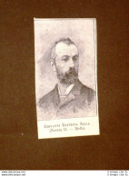 Deputato Nel 1886 Onorevole Giovanni Battista Sella Di Biella - Before 1900