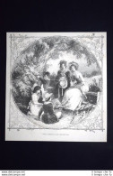 Maying - Disegnato Da Foster Incisione Del 1851 - Before 1900