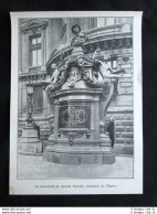 Il Monumento Di Charles Garnier, Architetto Dell'Opera Stampa Del 1903 - Other & Unclassified
