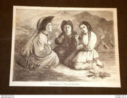 Una Famiglia Di Khalkha O Halh Mongolia O Asia - Voor 1900