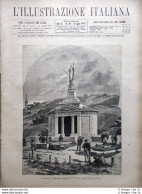 L'Illustrazione Italiana Del 2 Luglio 1882 Garibaldi Scrivano Egitto Alessandria - Voor 1900