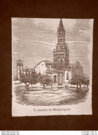 L'abbazia Di Chiaravalle O Santa Maria Di Roveniano Nel 1881 Milano Lombardia - Voor 1900