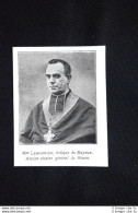 Il Vescovo Lemonnier Di Bayeux Ex Vicario Generale Di Rouen Stampa Del 1906 - Andere & Zonder Classificatie