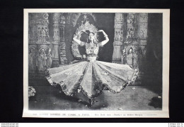 Parigi: Miss Ruth Danza "Radha" Al Teatro Marigny Stampa Del 1906 - Andere & Zonder Classificatie