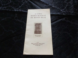VP-295 , PORTUGAL, Cura Hidro Mineral De Monte Real, Petit Livret De 12 Pages, 1959 - Dépliants Touristiques
