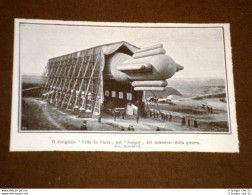 Dirigibile Ville De Paris Nell'Hangar Del Ministero Della Guerra Nel 1907 Parigi - Sonstige & Ohne Zuordnung