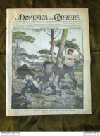 La Domenica Del Corriere 25 Dicembre 1910 Aquila Treno Piene Dei Fiumi - Other & Unclassified