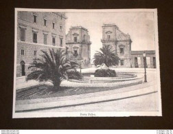 Palermo Porta Felice Nel 1891 - Antes 1900