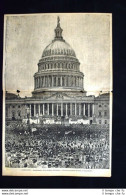 Washington - Insediamento Del Presidente Cleveland Incisione Del 1885 - Vor 1900