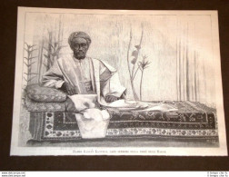 Hamed Kassan Kantibai Nel 1887 Capo Supremo Della Tribù Degli Habab D'Africa - Before 1900