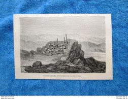 Gravure Année 1862 - Ossuaire Aymara,Islay(Pérou) - Ossario Aymara,Islay(Perù) - Avant 1900