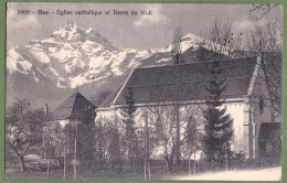 CPA - SUISSE - BEX - ÉGLISE CATHOLIQUE ET DENTS DU MIDI - - Bex