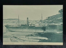 C7/6 - A Cheia No Rio Douro, Dezembro 1909 *Vapor Elida Encalhado Na Afurada * Tabacaria Cubana * Porto *Portugal - Porto